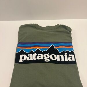 Patagonia Olive Green Graphic Tee
